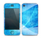 The Blue DIstressed Waves Skin for the Apple iPhone 4-4s
