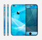 The Blue DIstressed Waves Skin for the Apple iPhone 6
