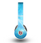 The Blue DIstressed Waves Skin for the Beats by Dre Original Solo-Solo HD Headphones