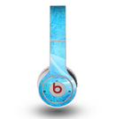 The Blue DIstressed Waves Skin for the Original Beats by Dre Wireless Headphones