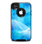 The Blue DIstressed Waves Skin for the iPhone 4-4s OtterBox Commuter Case