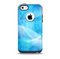 The Blue DIstressed Waves Skin for the iPhone 5c OtterBox Commuter Case