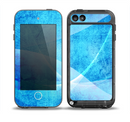 The Blue DIstressed Waves Skin for the iPod Touch 5th Generation frē LifeProof Case