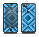 The Blue Diamond Pattern Apple iPhone 6/6s LifeProof Fre Case Skin Set