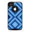 The Blue Diamond Pattern Skin for the iPhone 4-4s OtterBox Commuter Case