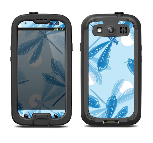 The Blue DragonFly Samsung Galaxy S3 LifeProof Fre Case Skin Set