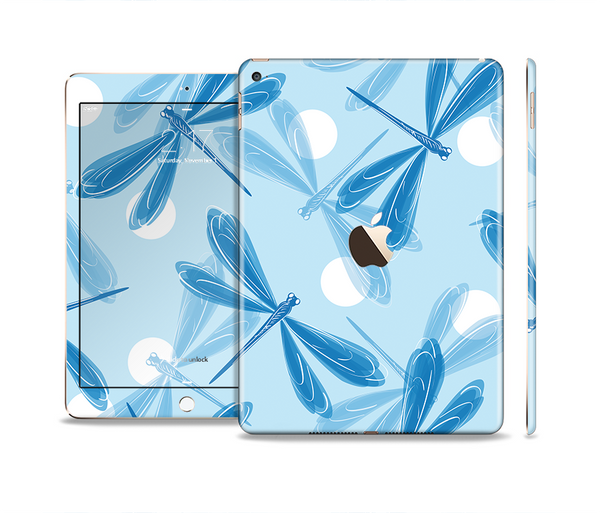 The Blue DragonFly Skin Set for the Apple iPad Pro
