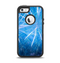 The Blue Fireworks Apple iPhone 5-5s Otterbox Defender Case Skin Set