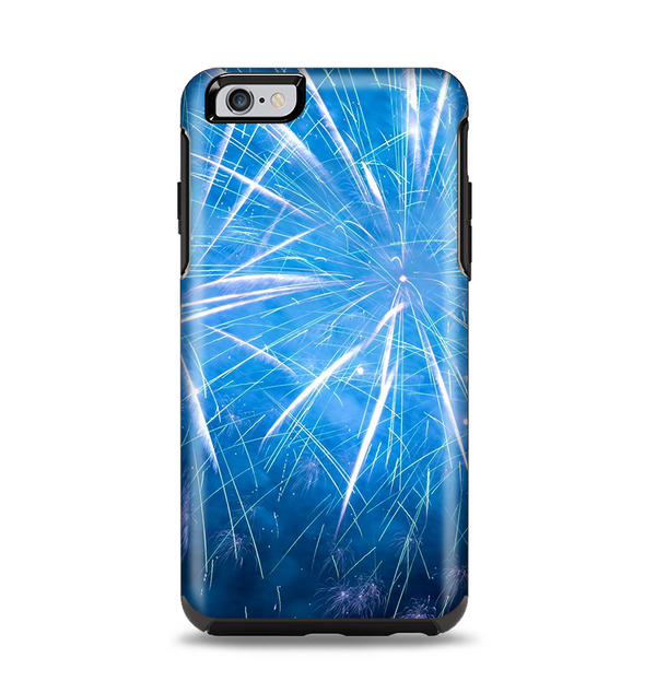 The Blue Fireworks Apple iPhone 6 Plus Otterbox Symmetry Case Skin Set