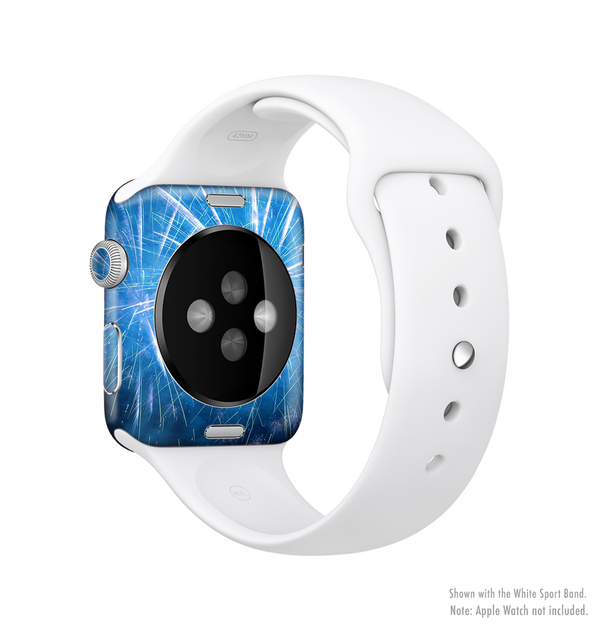 The Blue Fireworks Full-Body Skin Kit for the Apple Watch