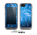 The Blue Fireworks Skin for the Apple iPhone 5c LifeProof Case