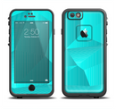 The Blue Geometric Pattern Apple iPhone 6 LifeProof Fre Case Skin Set