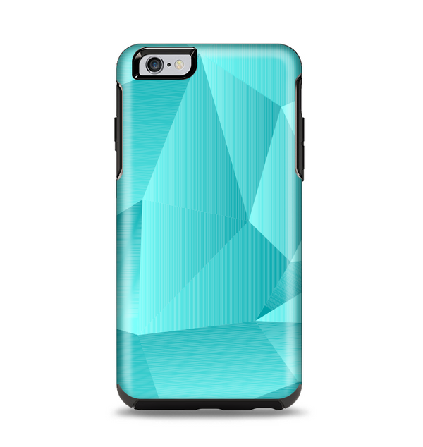 The Blue Geometric Pattern Apple iPhone 6 Plus Otterbox Symmetry Case Skin Set