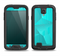 The Blue Geometric Pattern Samsung Galaxy S4 LifeProof Nuud Case Skin Set