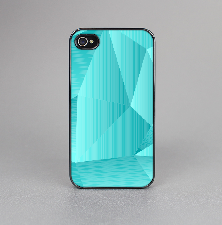 The Blue Geometric Pattern Skin-Sert for the Apple iPhone 4-4s Skin-Sert Case
