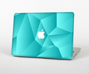 The Blue Geometric Pattern Skin Set for the Apple MacBook Pro 15" with Retina Display