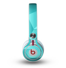 The Blue Geometric Pattern Skin for the Beats by Dre Mixr Headphones
