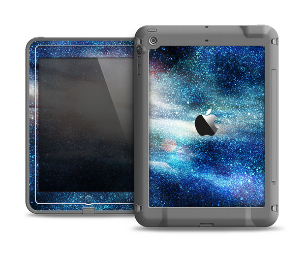 The Blue & Gold Glowing Star-Wave Apple iPad Mini LifeProof Fre Case Skin Set