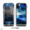 The Blue & Gold Glowing Star-Wave Skin for the iPhone 5c nüüd LifeProof Case