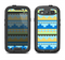 The Blue & Gold Tribal Ethic Geometric Pattern Samsung Galaxy S3 LifeProof Fre Case Skin Set