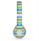The Blue & Gold Tribal Ethic Geometric Pattern copy Skin for the Beats by Dre Solo 2 Headphones