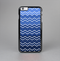 The Blue Gradient Layered Chevron Skin-Sert Case for the Apple iPhone 6 Plus