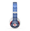 The Blue Gradient Layered Chevron Skin for the Beats by Dre Studio (2013+ Version) Headphones