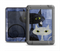 The Blue Grungy Textured Cat Apple iPad Mini LifeProof Nuud Case Skin Set