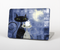 The Blue Grungy Textured Cat Skin Set for the Apple MacBook Air 11"