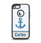 The Blue Highlighted Anchor with Rope Name Script Apple iPhone 5-5s Otterbox Defender Case Skin Set