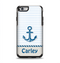 The Blue Highlighted Anchor with Rope Name Script Apple iPhone 6 Otterbox Symmetry Case Skin Set