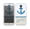 The Blue Highlighted Anchor with Rope Skin For the Samsung Galaxy S5