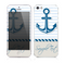 The Blue Highlighted Anchor with Rope copy Skin for the Apple iPhone 5s