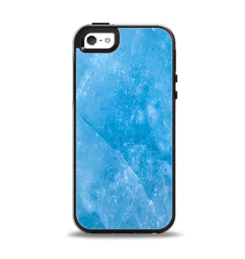 The Blue Ice Surface Apple iPhone 5-5s Otterbox Symmetry Case Skin Set
