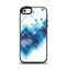The Blue Levitating Squares Apple iPhone 5-5s Otterbox Symmetry Case Skin Set