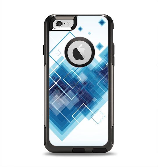 The Blue Levitating Squares Apple iPhone 6 Otterbox Commuter Case Skin Set