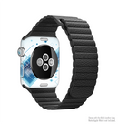The Blue Levitating Squares Full-Body Skin Kit for the Apple Watch