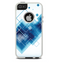 The Blue Levitating Squares Skin For The iPhone 5-5s Otterbox Commuter Case