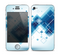 The Blue Levitating Squares Skin for the Apple iPhone 4-4s