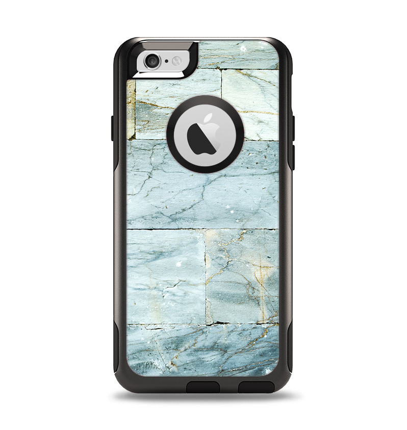 The Blue Marble Layered Bricks Apple iPhone 6 Otterbox Commuter Case Skin Set