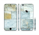 The Blue Marble Layered Bricks Sectioned Skin Series for the Apple iPhone 6s Plus
