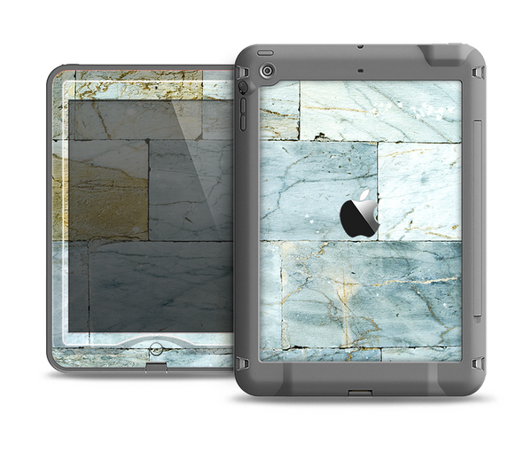 The Blue Marble Layered Bricks Apple iPad Mini LifeProof Nuud Case Skin Set