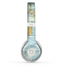 The Blue Marble Layered Bricks Skin for the Beats by Dre Solo 2 Headphones
