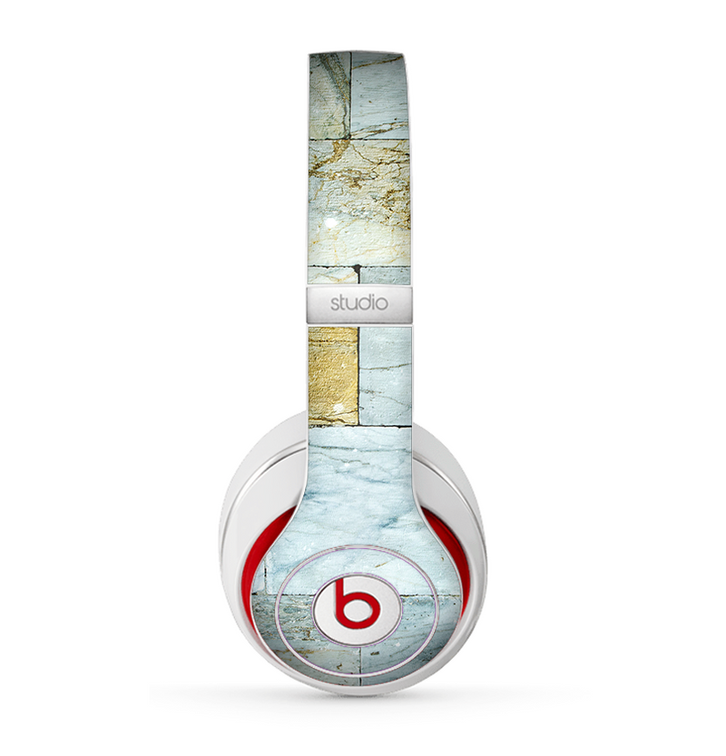 The Blue Marble Layered Bricks Skin for the Beats by Dre Studio (2013+ Version) Headphones