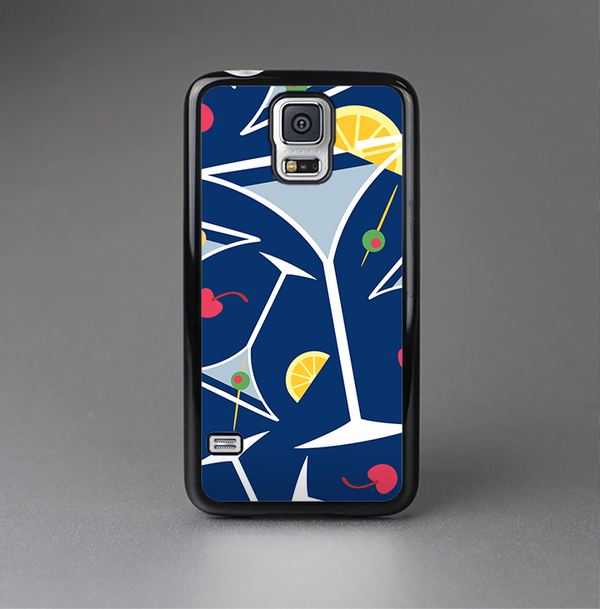 The Blue Martini Drinks With Lemons Skin-Sert Case for the Samsung Galaxy S5