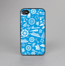 The Blue Nautical Collage Skin-Sert for the Apple iPhone 4-4s Skin-Sert Case