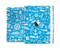 The Blue Nautical Collage Full Body Skin Set for the Apple iPad Mini 3