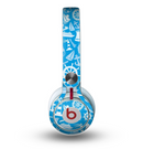 The Blue Nautical Collage Skin for the Beats by Dre Mixr Headphones