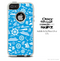 The Blue Nautical Skin For The iPhone 4-4s or 5-5s Otterbox Commuter Case