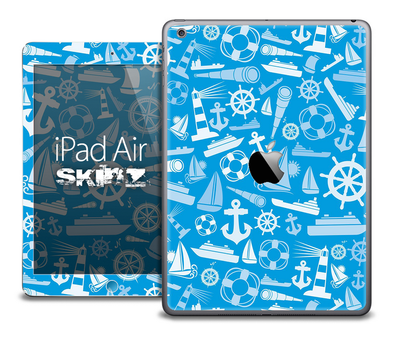 The Blue Nautical Skin for the iPad Air